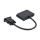 Переходник Cablexpert VGA to HDMI/VGA+audio 3.5mm (A-VGA-HDMI-02)