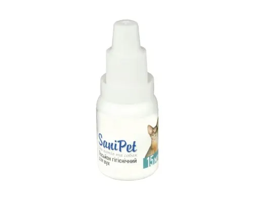 Краплі для тварин ProVET SaniPet догляд за вухами для котів та собак 15 мл (4820150200589)