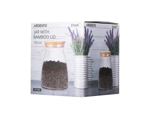 Ємність для сипучих продуктів Ardesto Fresh Hourglass 700 мл (AR1370BH)