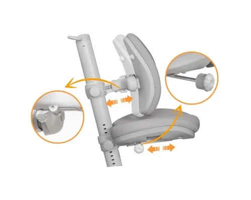 Дитяче крісло Mealux Ortoback Duo Grey (Y-510 G)