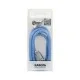 Дата кабель USB 2.0 AM to Type-C 1.0m blue Dengos (PLS-TC-NS-BLUE)