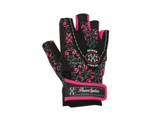 Рукавички для фітнесу Power System Classy PS-2910 Pink XS (PS_2910_XS_Black/Pink)