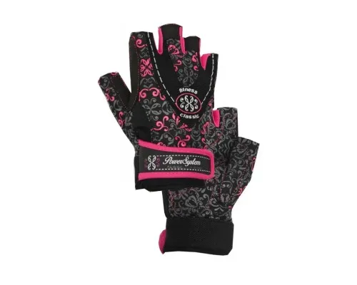 Рукавички для фітнесу Power System Classy PS-2910 Pink XS (PS_2910_XS_Black/Pink)