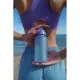 Пляшка для води Casno 400 мл MX-5028 More Love Блакитна з соломинкою (MX-5028_Blue)