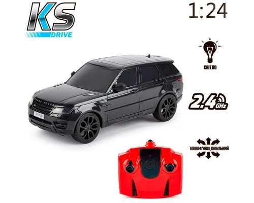 Радиоуправляемая игрушка KS Drive Land Range Rover Sport 1:24, 2.4Ghz черный (124GRRB)