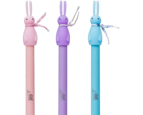Ручка шариковая Yes Rabbit автоматическая 0,7 мм синяя (411911)