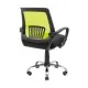 Офісне крісло Richman Стар Хром Піастра Сітка чорна + зелена (ADD0003157)