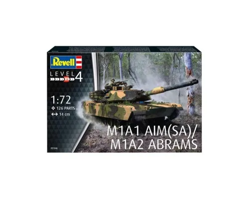 Збірна модель Revell Танк Абрамс M1A1 AIM(SA)/ M1A2 рівень 4 масштаб 1:72 (RVL-03346)