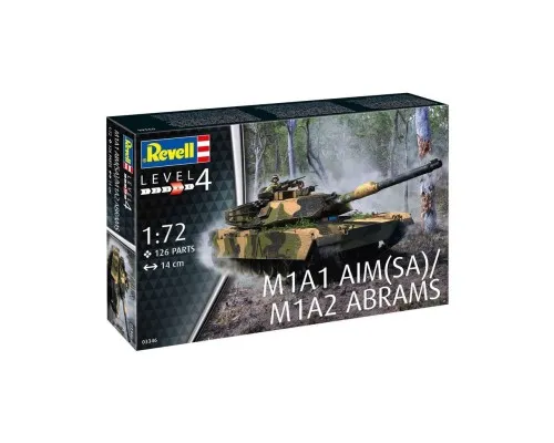 Сборная модель Revell Танк Абрамс M1A1 AIM(SA)/ M1A2 уровень 4 масштаб 1:72 (RVL-03346)