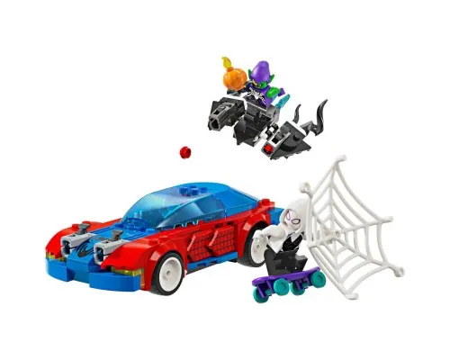 Конструктор LEGO Super Heroes Автомобіль для перегонів Людини-Павука й Зелений Гоблін з отрутою Венома 227 детале (76279)