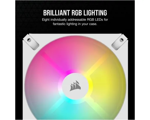 Кулер до корпусу Corsair iCUE AR120 Digital RGB 120mm PWM Fan Triple Pack White (CO-9050169-WW)