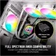 Кулер до корпусу Corsair iCUE AR120 Digital RGB 120mm PWM Fan Triple Pack White (CO-9050169-WW)