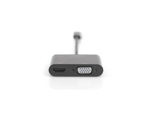 Концентратор Digitus USB-C to HDMI/VGA Full HD (DA-70858)