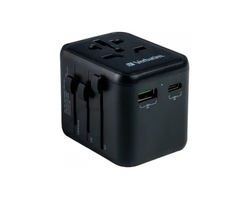Зарядное устройство Verbatim UTA-02 PD20W (USB-A /USB-C) (49544)