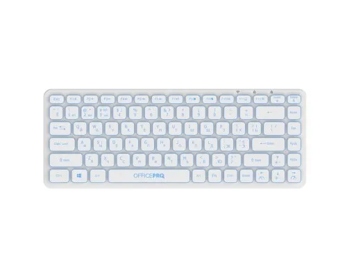 Клавиатура OfficePro SK790W Wireless/Bluetooth White (SK790W)