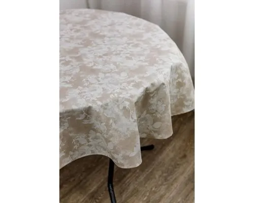 Скатертина Прованс непромокаюча Simfoni Алюр беж D-180 см (033845)