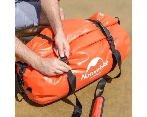 Дорожня сумка Naturehike баул водонепроникний NH20FSB03 120 л червона (6927595744345)