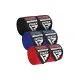 Бинт для спорта RDX для боксу RB Hand Wraps Combine 3 пари Red,Black,Blue (4.5м.) (HWC-RBU+)