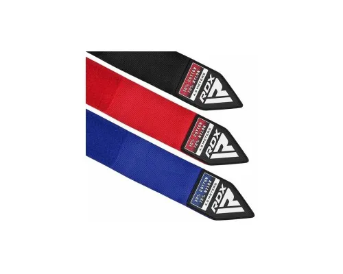 Бинт для спорта RDX для боксу RB Hand Wraps Combine 3 пари Red,Black,Blue (4.5м.) (HWC-RBU+)