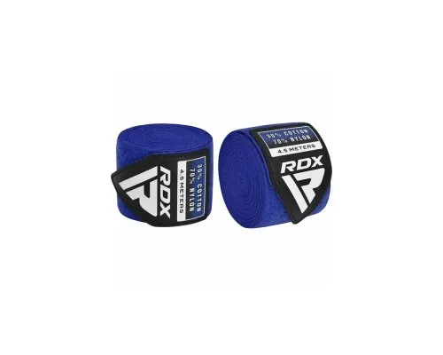 Бинт для спорта RDX для боксу RB Hand Wraps Combine 3 пари Red,Black,Blue (4.5м.) (HWC-RBU+)