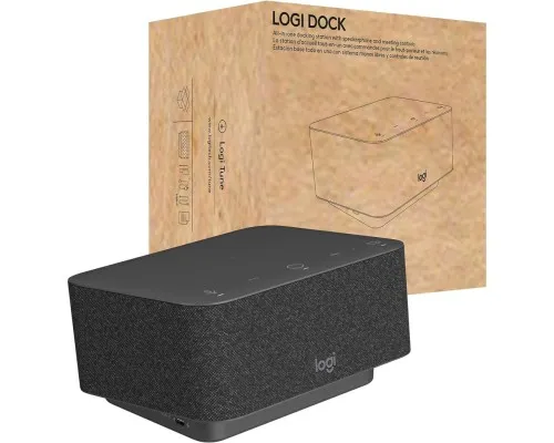 Док-станция Logitech Logi Dock - GRAPHITE - USB - EMEA - MS TEAMS (L986-000020)