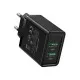 Зарядний пристрій Vention 2xUSB 36W (2xUSB-A) QC3.0 black (FBAB0-EU)