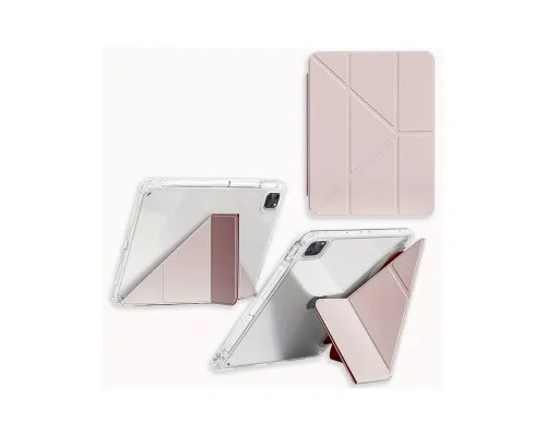 Чохол до планшета BeCover Ultra Slim Origami Transparent Apple iPad Pro 11" M4 2024 Pink (711691)