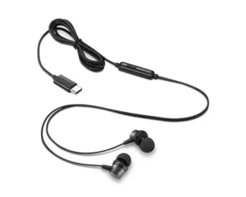 Навушники Lenovo USB-C Wired In-Ear Headphone Black (4XD1J77351)