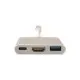 Переходник USB C-Type - HDMI/USB PowerPlant (KD00AS1306)