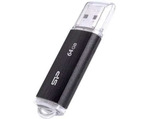 USB флеш накопичувач Silicon Power 64GB Ultima U02 Black USB 2.0 (SP064GBUF2U02V1K)