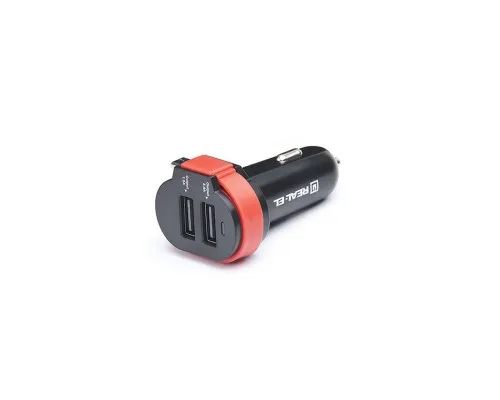 Зарядний пристрій REAL-EL CA-35 black (EL123160012)