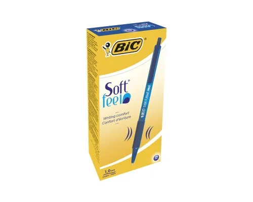 Ручка шариковая Bic Soft Feel Clic Grip, синяя (bc8373982)