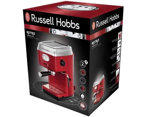 Ріжкова кавоварка еспресо Russell Hobbs Hobbs 28250-56 Retro (28250-56)