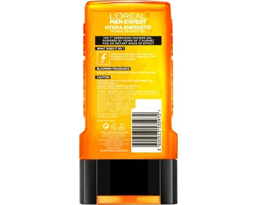 Гель для душа LOreal Paris Men Expert Hydra Energetic 300 мл (3600523535972)