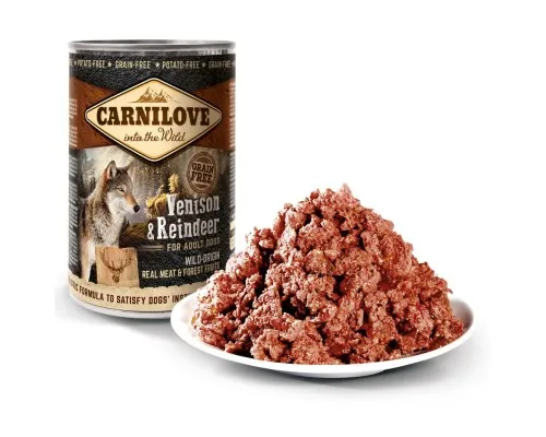 Консервы для собак Carnilove Dog с северным оленем 400 г (8595602511655)