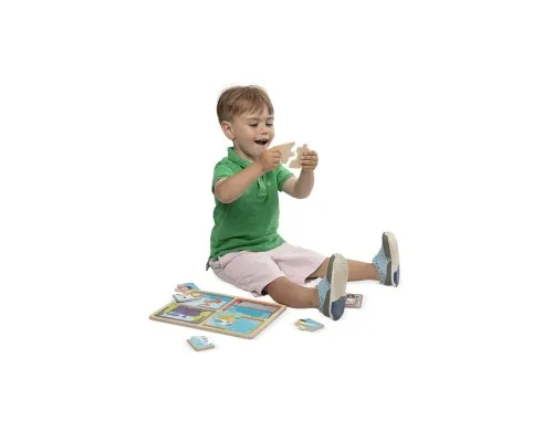 Пазл Melissa&Doug деревяні у футлярі Транспортні засоби (MD31361)