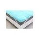 Наматрацник MirSon Eco Light №1725 Silk Air-line на резинці по кутках Blue 80x160 см (2200002890809)