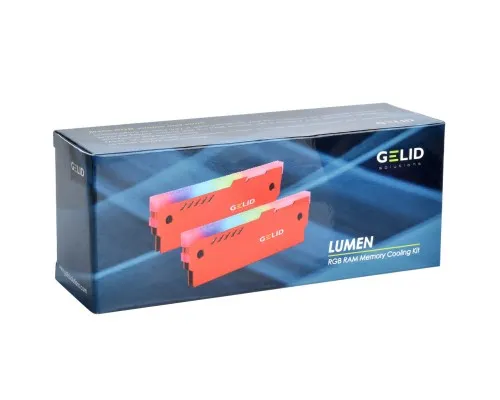 Охлаждение для памяти Gelid Solutions Lumen RGB RAM Memory Cooling Red (GZ-RGB-02)