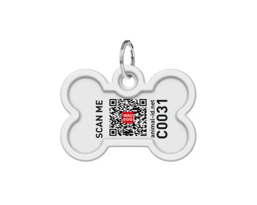 Адресник для тварин WAUDOG Smart ID з QR паспортом Диво-жінка 2 кістка 40х28 мм (0640-1013)
