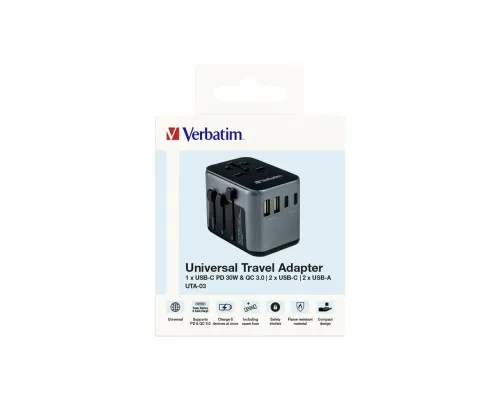 Зарядний пристрій Verbatim UTA-03 (49545)