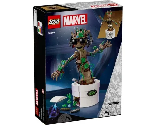 Конструктор LEGO Marvel Танцующий Грут 459 деталей (76297)