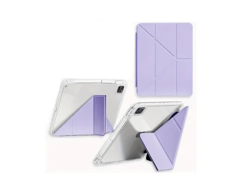 Чохол до планшета BeCover Ultra Slim Origami Transparent Apple iPad Pro 11" M4 2024 Purple (711692)