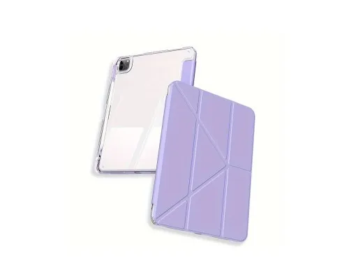 Чехол для планшета BeCover Ultra Slim Origami Transparent Apple iPad Pro 11" M4 2024 Purple (711692)