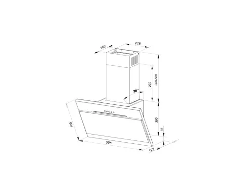 Витяжка кухонна MPM MPM-60-OM-41N