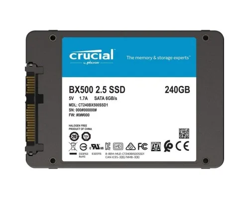 Накопитель SSD 2.5 240GB Micron (CT240BX500SSD1)