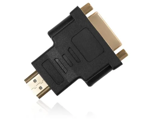 Переходник HDMI AM to DVI 24+5 F Vinga (VCPAHDMIM2DVIFBK)