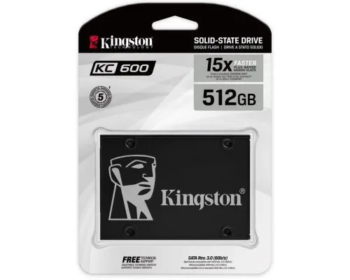 Накопичувач SSD 2.5 512GB Kingston (SKC600/512G)