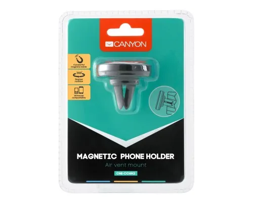 Универсальный автодержатель Canyon Car air vent magnetic phone holder (CNE-CCHM2)