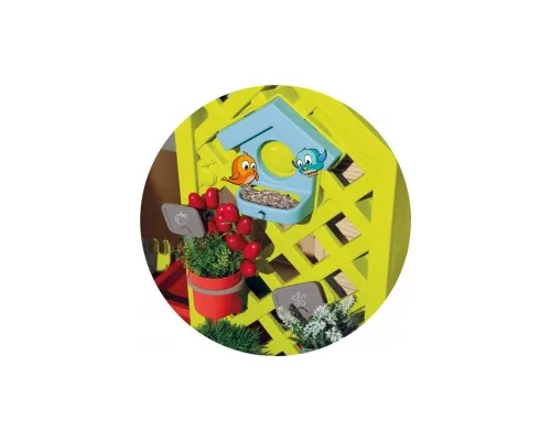 Ігровий будиночок Smoby Toys Садовий з кашпо і годівницею (810405)