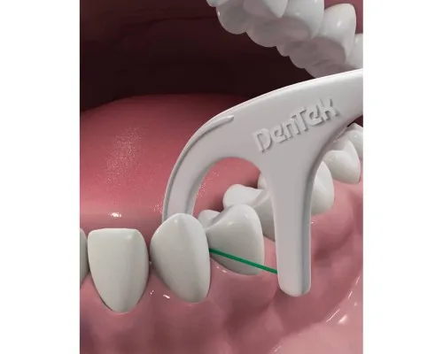Флос-зубочистки DenTek з диспенсером Потрійне очищення 60 шт. (047701000465)